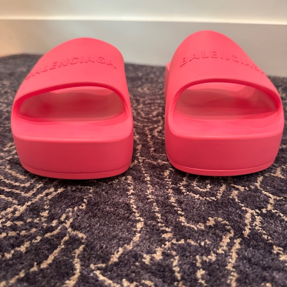 Balenciaga Chunky Slides | Pink | 12US - Picture 3 of 5